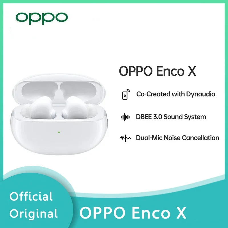 Original OPPO Enco X TWS Earphone Noise Cancelling True Wireless Headphones Wireless Bluetooth 5.2 LHDC 3 Mic 25H Battery Life
Original OPPO Enco X TWS Earphone Noise Cancelling True Wireless Headphones Wireless Bluetooth 5.2 LHDC 3 Mic 25H Battery Life