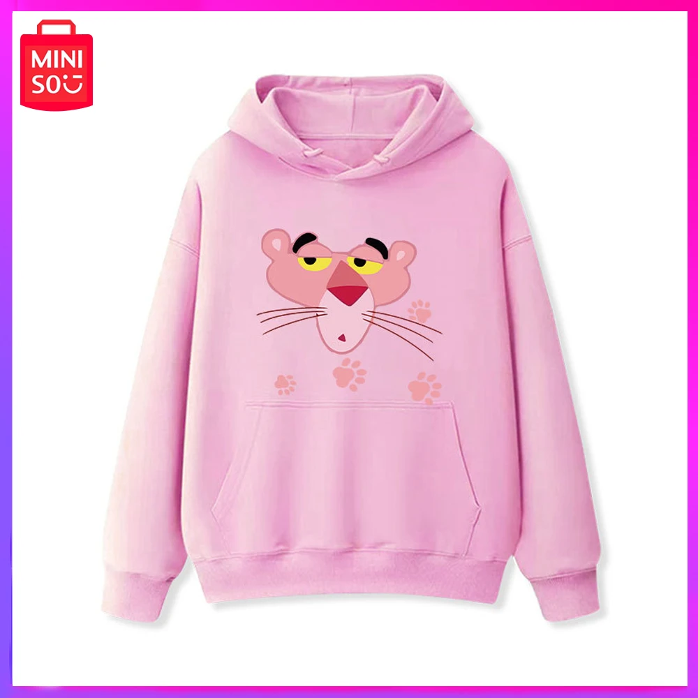 Miniso Pink Panther New Winter Simple Hoodie Printed Sweatshirt Korean Version Casual Sports Clothes Kawaii Christmas Girl Gift
Miniso Pink Panther New Winter Simple Hoodie Printed Sweatshirt Korean Version Casual Sports Clothes Kawaii Christmas Girl Gift