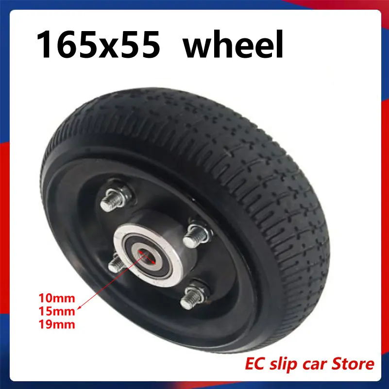 165x55 Solid Tire with Hub Bearings for Mini Electric Scooter Bike Explosion Proof Parts 6.5 Inch Wheels
165x55 Solid Tire with Hub Bearings for Mini Electric Scooter Bike Explosion Proof Parts 6.5 Inch Wheels