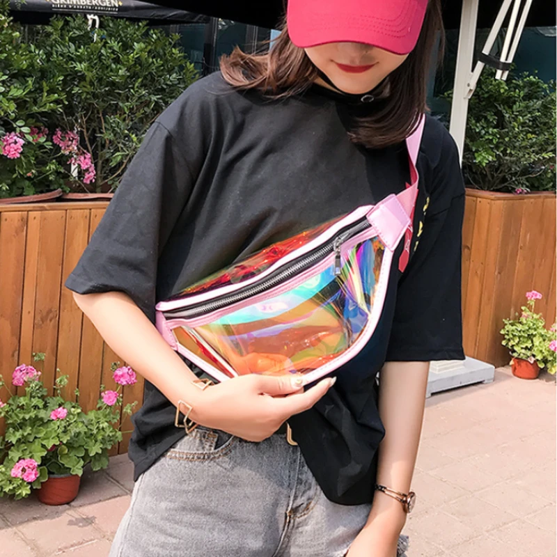 PVC Transparent Fanny Pack for Women Laser Waist Bag Ladies Small Coin Wallet Handbag Female Clear Chest Belt Crossbody Bum Bag
PVC Transparent Fanny Pack for Women Laser Waist Bag Ladies Small Coin Wallet Handbag Female Clear Chest Belt Crossbody Bum Bag