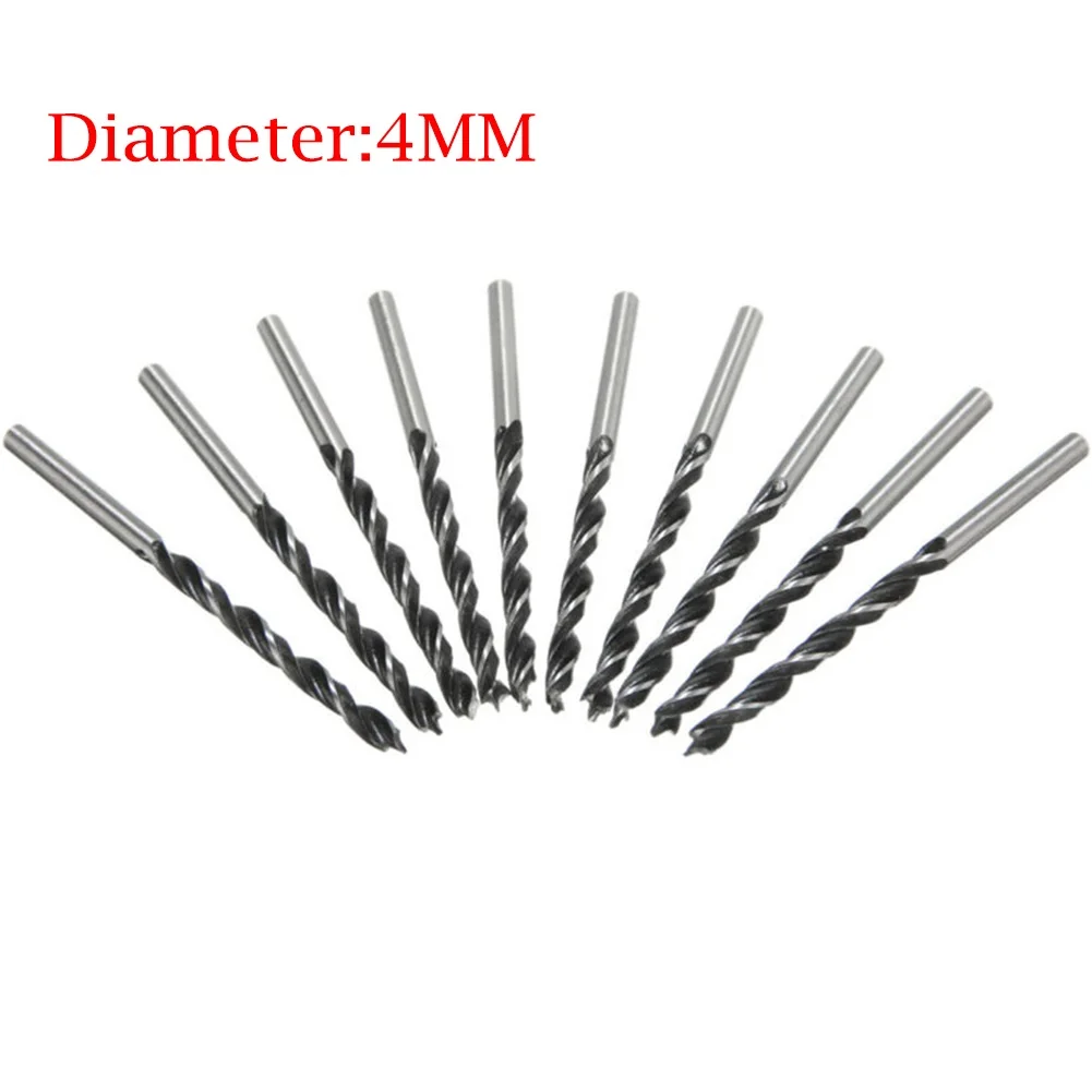 Durable High Quality Practical Useful Garden Home Drill Bit Spiral Woodworking 10pcs 4mm Diameter Carbon Steel
Durable High Quality Practical Useful Garden Home Drill Bit Spiral Woodworking 10pcs 4mm Diameter Carbon Steel