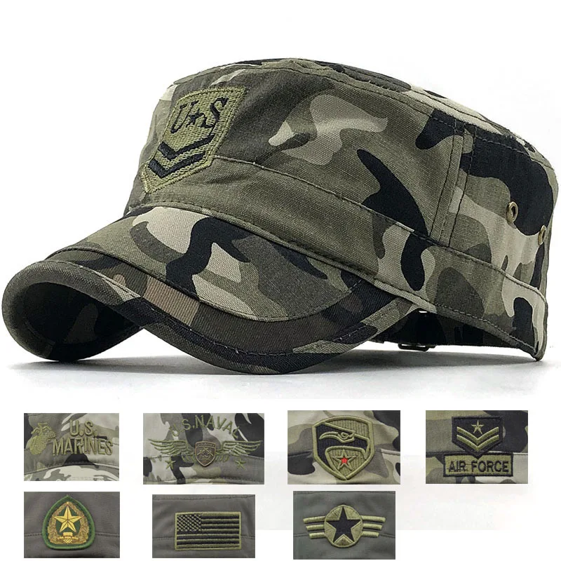 

Tactical /Navy Camouflage Baseball Cap Men Trucker Flat Caps Men Camo Cap Bones Snapback Gorras Hats