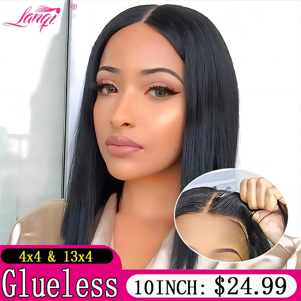 Straight Bob Wig Glueless Wig Human Hair Ready To Wear 13x4 HD Transparent Lace Frontal Human Hair Wig For Women
Straight Bob Wig Glueless Wig Human Hair Ready To Wear 13x4 HD Transparent Lace Frontal Human Hair Wig For Women