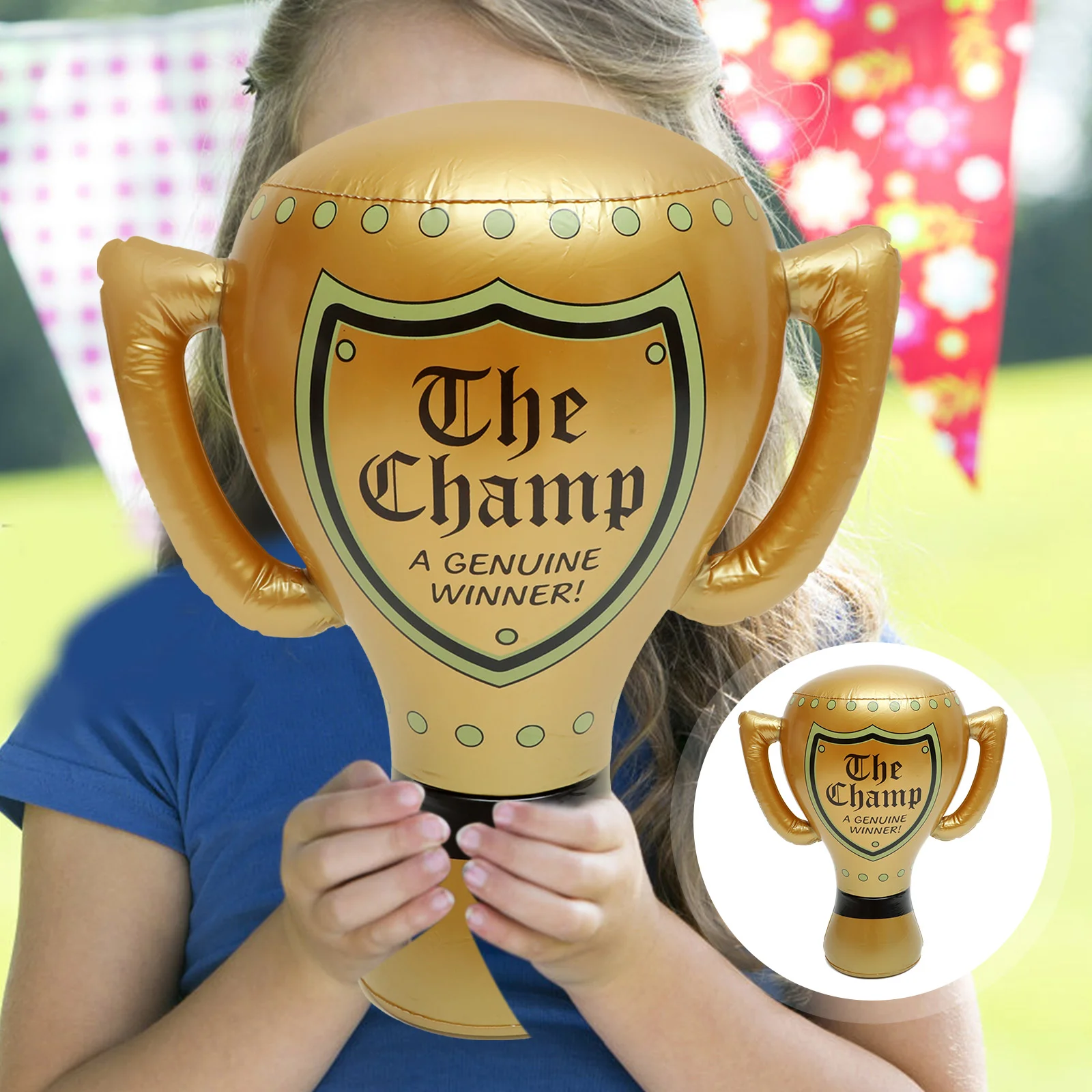 Inflatable Golden Champion Trophy Balloons Simulation Competition Trophy Children Win Party Supplies Random Color
Inflatable Golden Champion Trophy Balloons Simulation Competition Trophy Children Win Party Supplies Random Color