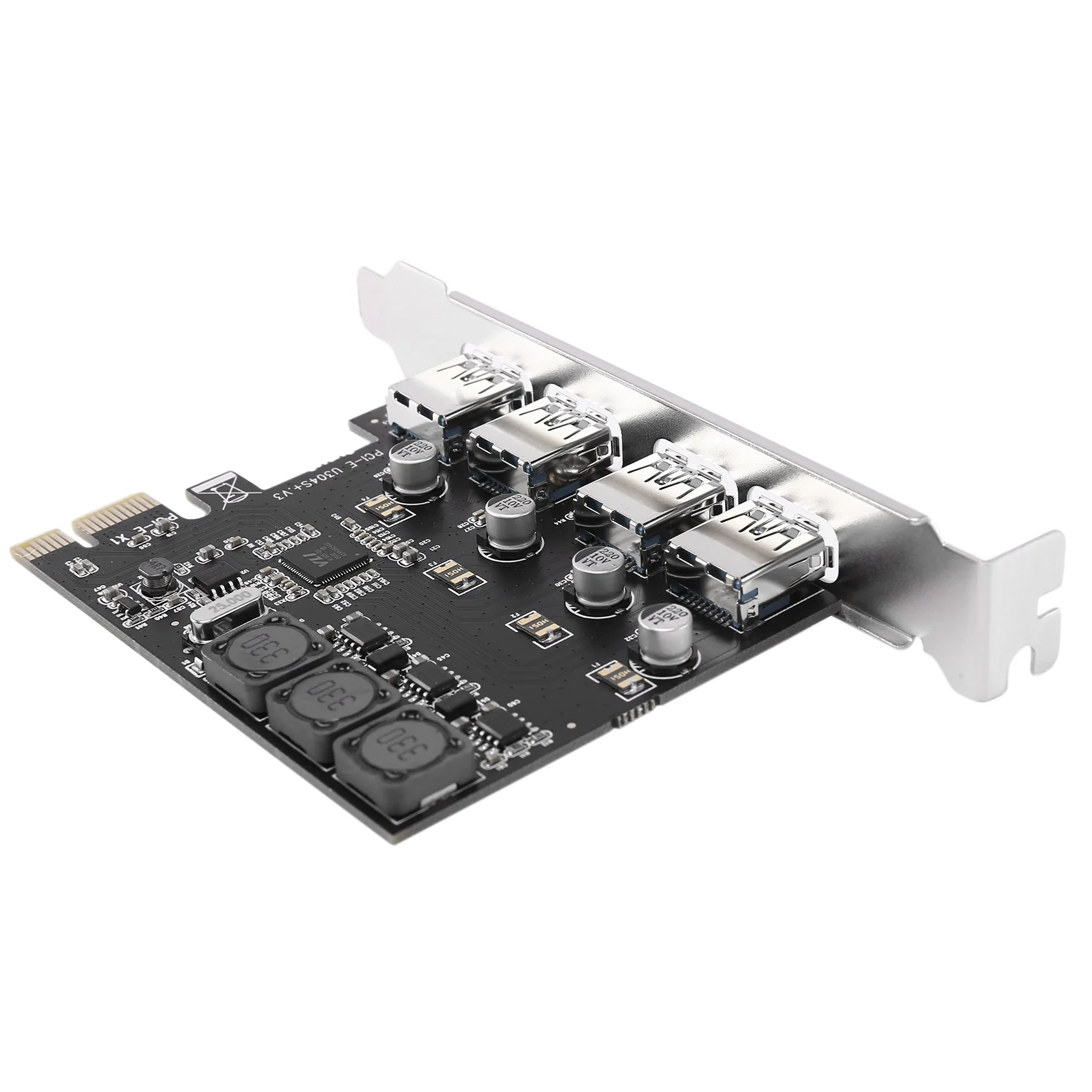4 Port Usb 3.0 Pci Express Expansion Card Pcie Pci-E Usb 3.0 Host Controller 4 X Usb3.0 Usb 3.0 Add On Card Expansion
4 Port Usb 3.0 Pci Express Expansion Card Pcie Pci-E Usb 3.0 Host Controller 4 X Usb3.0 Usb 3.0 Add On Card Expansion