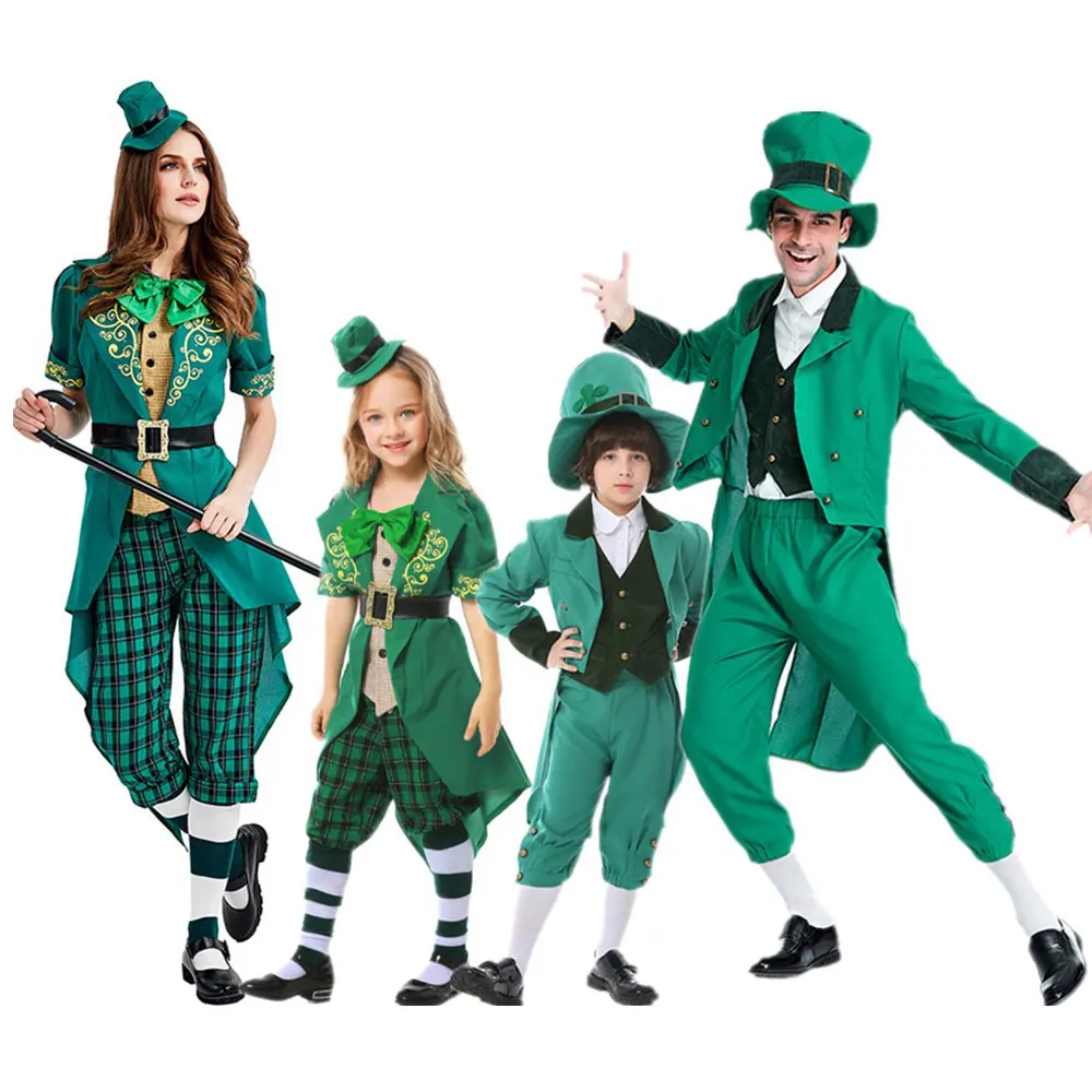Halloween Carnival Party Family Group Children Leprechaun Elf Cosplay Costume Ireland Festival St Patrick's Day Goblin Dress
Halloween Carnival Party Family Group Children Leprechaun Elf Cosplay Costume Ireland Festival St Patrick's Day Goblin Dress
