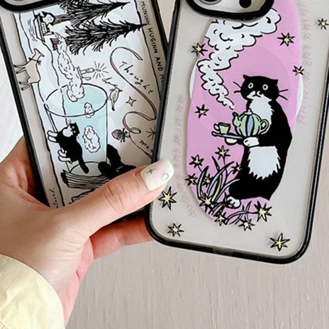 Black Cat MagSafe Phone Case Cover for IPhone 11 12 13 14 15 Pro Max Case for IPhone 15 Pro Max
Black Cat MagSafe Phone Case Cover for IPhone 11 12 13 14 15 Pro Max Case for IPhone 15 Pro Max