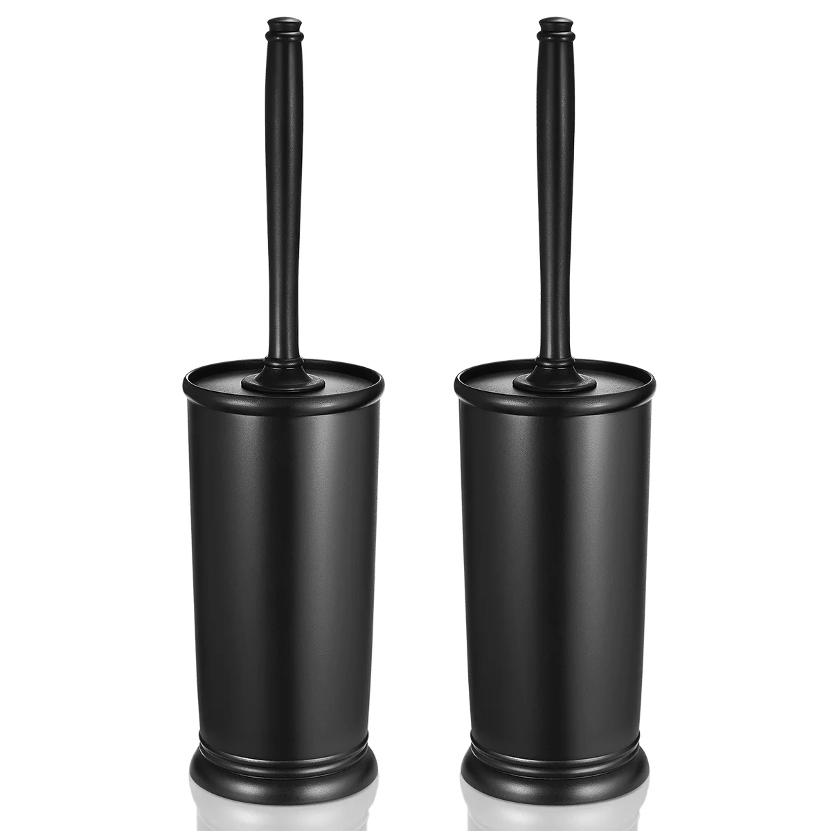 HOMEMAXS 2 Pack Toilet Brush With Holder Good Grip Toilet Bowl Cleaner Brush Set for Bathroom (Black)
HOMEMAXS 2 Pack Toilet Brush With Holder Good Grip Toilet Bowl Cleaner Brush Set for Bathroom (Black)