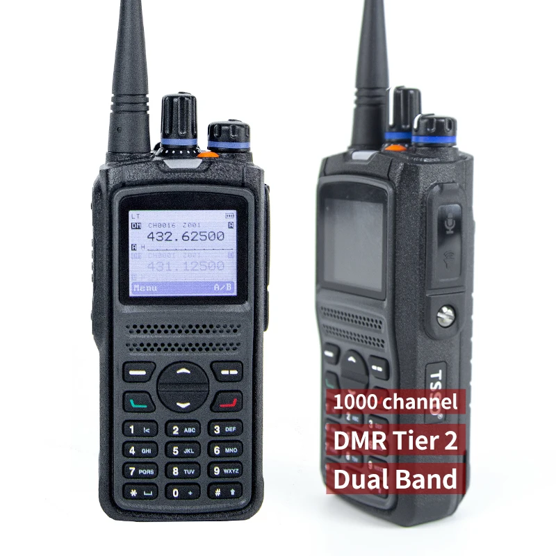 TSSD DM785 new product portable VHF UHF Dual Band Tier II Long Range mmdvm hotspot 5w poc dmr digital mobile radio walkie talkie
TSSD DM785 new product portable VHF UHF Dual Band Tier II Long Range mmdvm hotspot 5w poc dmr digital mobile radio walkie talkie