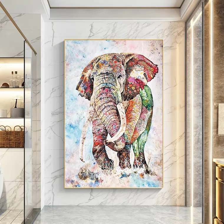 Modern Handmade POP Art Animal Elephant Sika Deer Horse Canvas Oil Painting With Picture Frames
Modern Handmade POP Art Animal Elephant Sika Deer Horse Canvas Oil Painting With Picture Frames