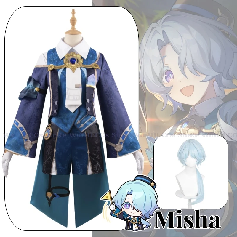 Misha Cosplay Game Honkai: Star Rail Cosplay Costume Misha Wig Uniform Cosplay Penacony Daydream Hotel Halloween Party Set
Misha Cosplay Game Honkai: Star Rail Cosplay Costume Misha Wig Uniform Cosplay Penacony Daydream Hotel Halloween Party Set