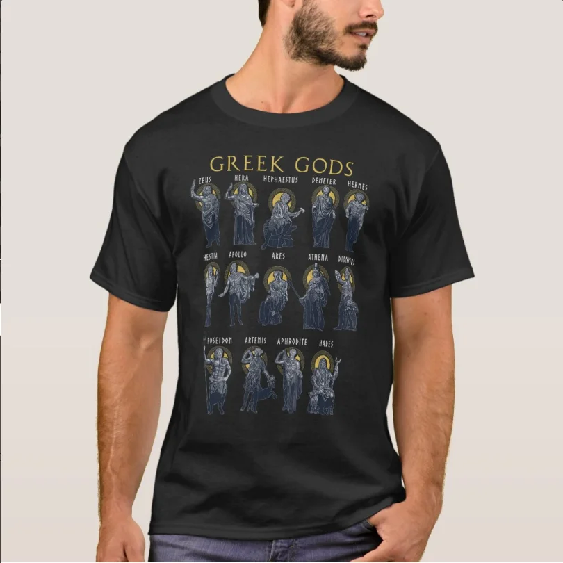 Greek Life Greek Myth Ancient Greek Gods T-Shirt New 100% Cotton O-Neck Summer Short Sleeve Casual Mens T-shirt Size S-3XL
Greek Life Greek Myth Ancient Greek Gods T-Shirt New 100% Cotton O-Neck Summer Short Sleeve Casual Mens T-shirt Size S-3XL