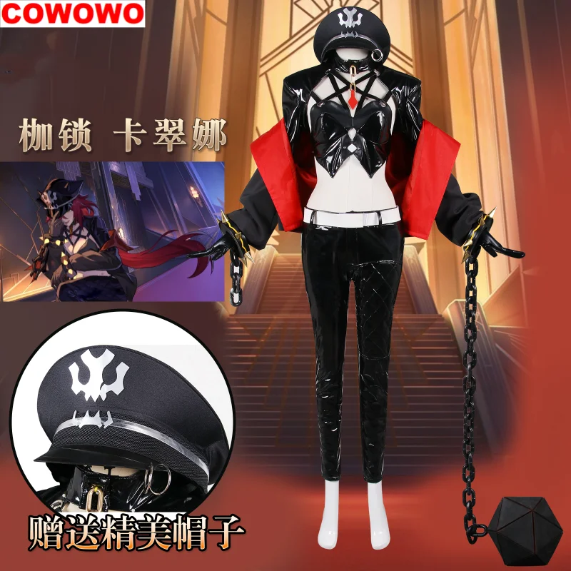 

COWOWO Honkai: Star Rail Caterina костюм для косплея, косплей, искусственная игра, униформа Hallowen, одежда для ролевых игр, новинка, полный