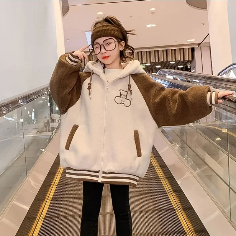 2024 Casual 6 8 10 12 14 Year Girls Hoodies Cute Hooded Girls Coat Spring Autumn Warm Fleece Kids Sweatshirt Children Outerwear
2024 Casual 6 8 10 12 14 Year Girls Hoodies Cute Hooded Girls Coat Spring Autumn Warm Fleece Kids Sweatshirt Children Outerwear