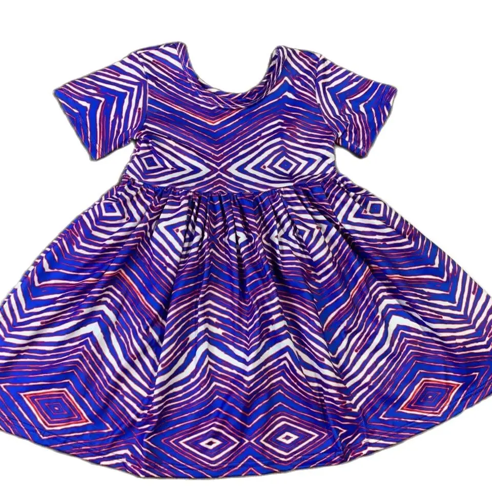 Striped Printed Dress Knee Length Summer Boutique Baby Girl Skirt Infant Children's Clothing Wholesale
Striped Printed Dress Knee Length Summer Boutique Baby Girl Skirt Infant Children's Clothing Wholesale