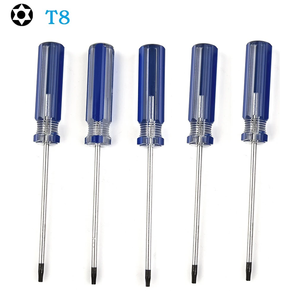 5PCS T8 T9 T10 Precision Magnetic Screwdriver Tamper Proof Security Screw Driver For Xbox 360 Wireless Controller Repair Tool
5PCS T8 T9 T10 Precision Magnetic Screwdriver Tamper Proof Security Screw Driver For Xbox 360 Wireless Controller Repair Tool