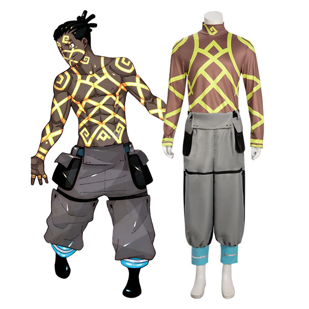 Fire Force Enen No Shouboutai Ogun Montgomery Cosplay Costume Adult Men Punk Retro Uniform Suits Halloween Theme Party Outfits
Fire Force Enen No Shouboutai Ogun Montgomery Cosplay Costume Adult Men Punk Retro Uniform Suits Halloween Theme Party Outfits