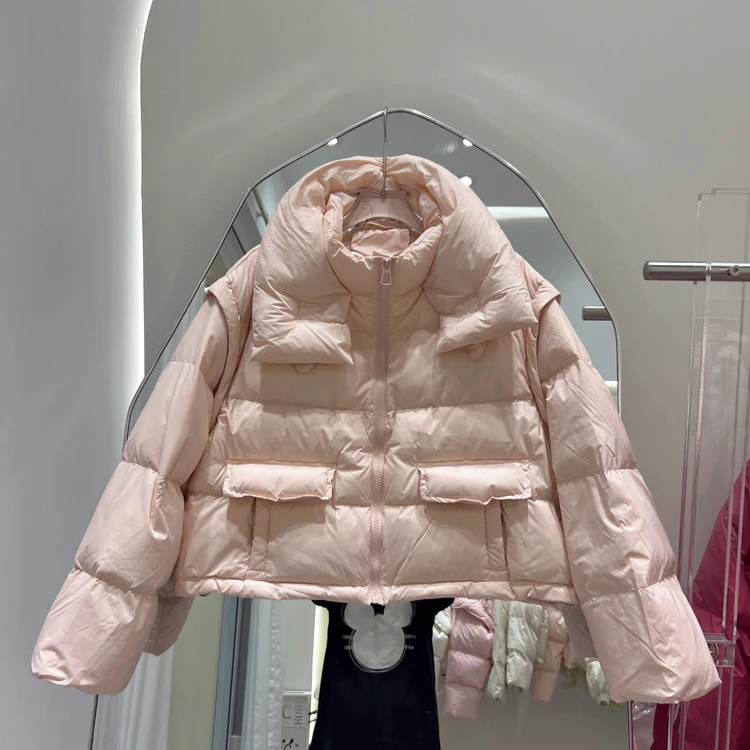 2023 Fall Winter New Down Jacket Women's Hooded Korean Fashion Long Sleeve Casual Warm White Duck Down Thickened Loose Coat L297
2023 Fall Winter New Down Jacket Women's Hooded Korean Fashion Long Sleeve Casual Warm White Duck Down Thickened Loose Coat L297