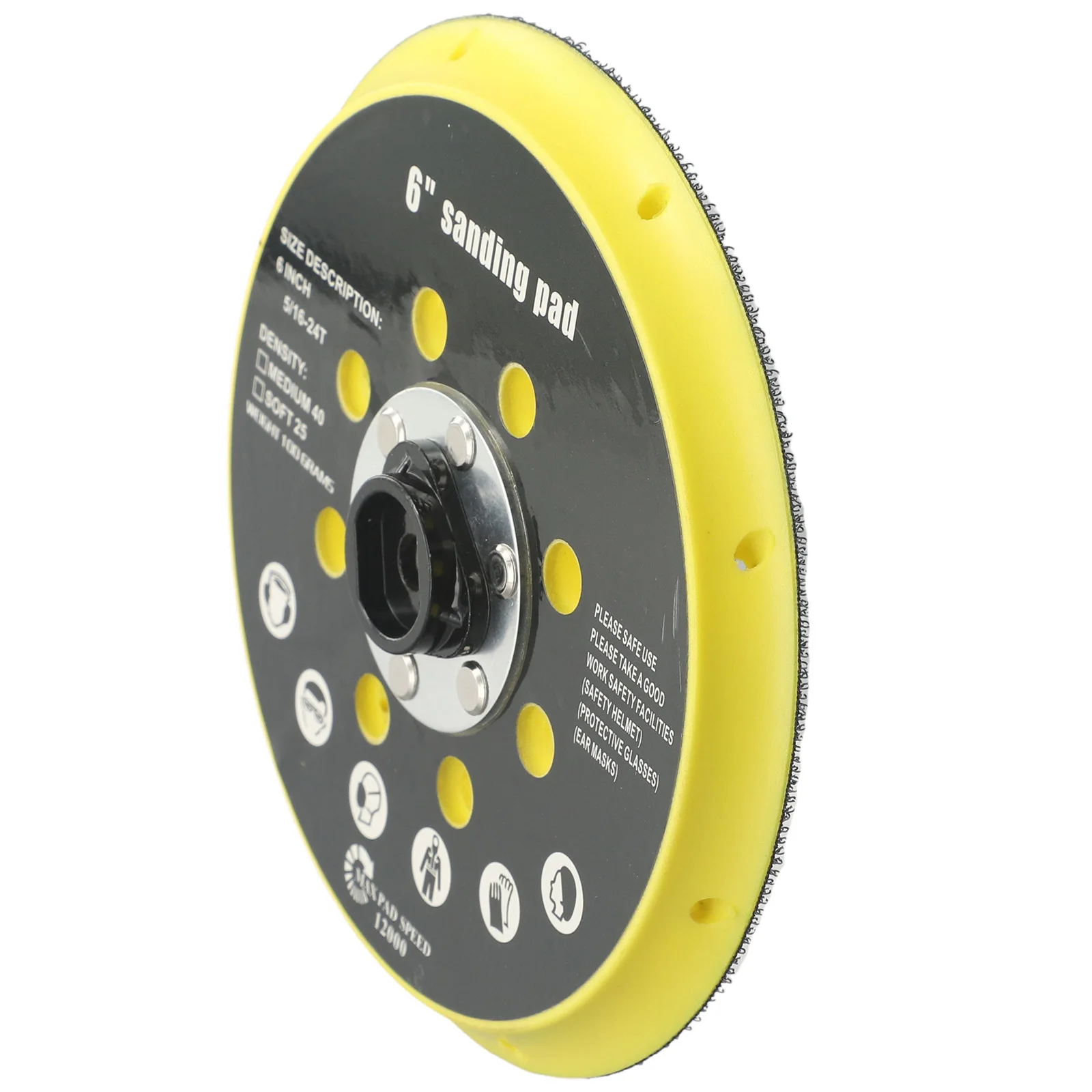 Sanding Disc Sander Backing Pad Black&Yellow High Quality 17 Holes For Orbital Sander Grinding Pad New Practical
Sanding Disc Sander Backing Pad Black&Yellow High Quality 17 Holes For Orbital Sander Grinding Pad New Practical