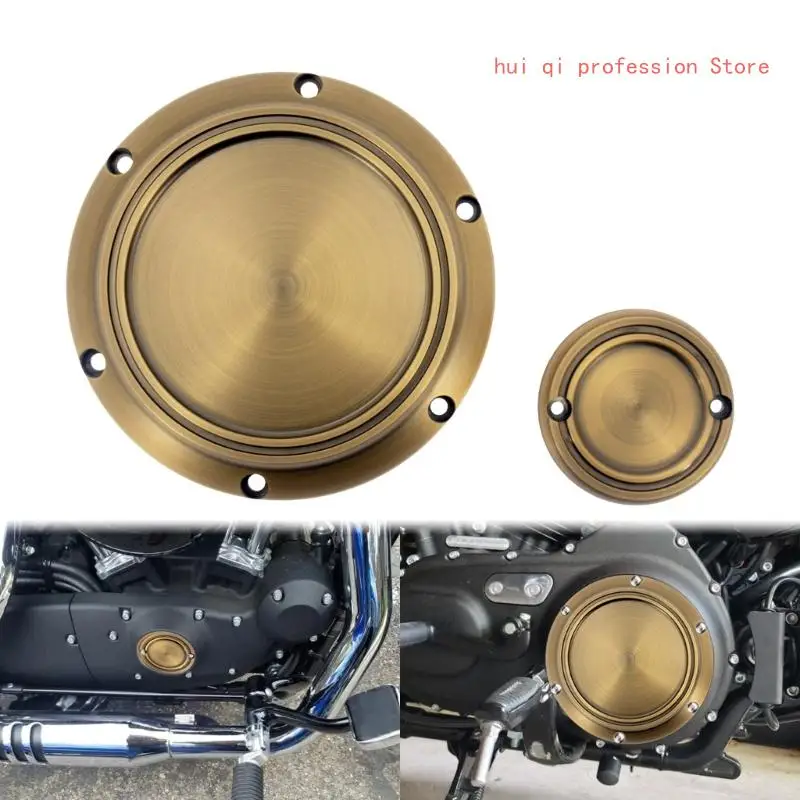 

5 Holes/6 Holes Derbys Cover Derbys Timer Engine Timing Cover Motorcycle Accessories Points Covers Set for 883R 883L1200