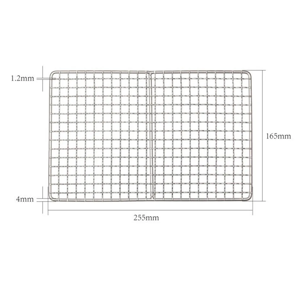 

Складная сетка для барбекю, титановый гриль для кемпинга со съемными ножками