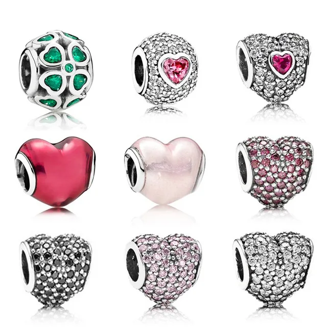 NEW 100% 925 Sterling Silver Classic Beads Love/Heart Charm Fit Bracelet DIY bracelet The factory wholesale
NEW 100% 925 Sterling Silver Classic Beads Love/Heart Charm Fit Bracelet DIY bracelet The factory wholesale