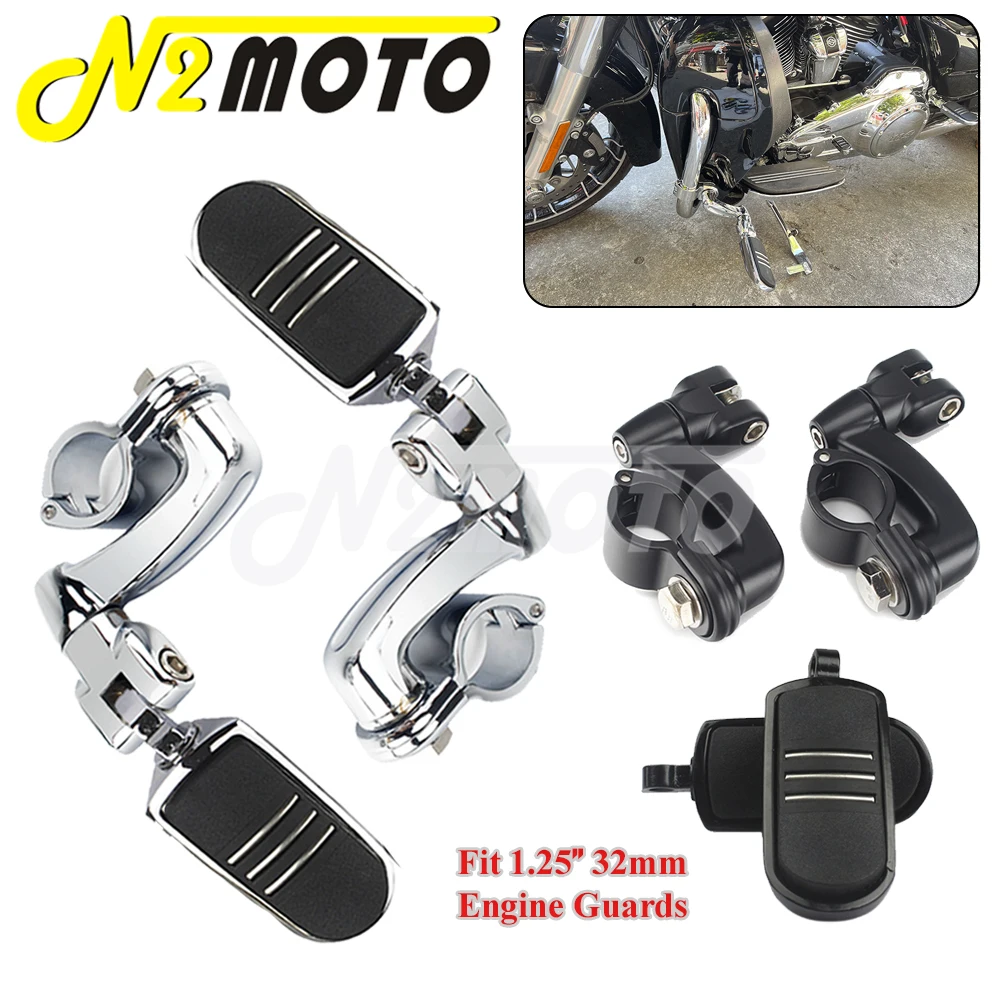 Motorcycle Foot Peg Mounts Kit 1.25" 32mm Crash Bar Clamp Footrest Universal For Harley Dyna Sportster XL 883 1200 Street Bob
Motorcycle Foot Peg Mounts Kit 1.25" 32mm Crash Bar Clamp Footrest Universal For Harley Dyna Sportster XL 883 1200 Street Bob