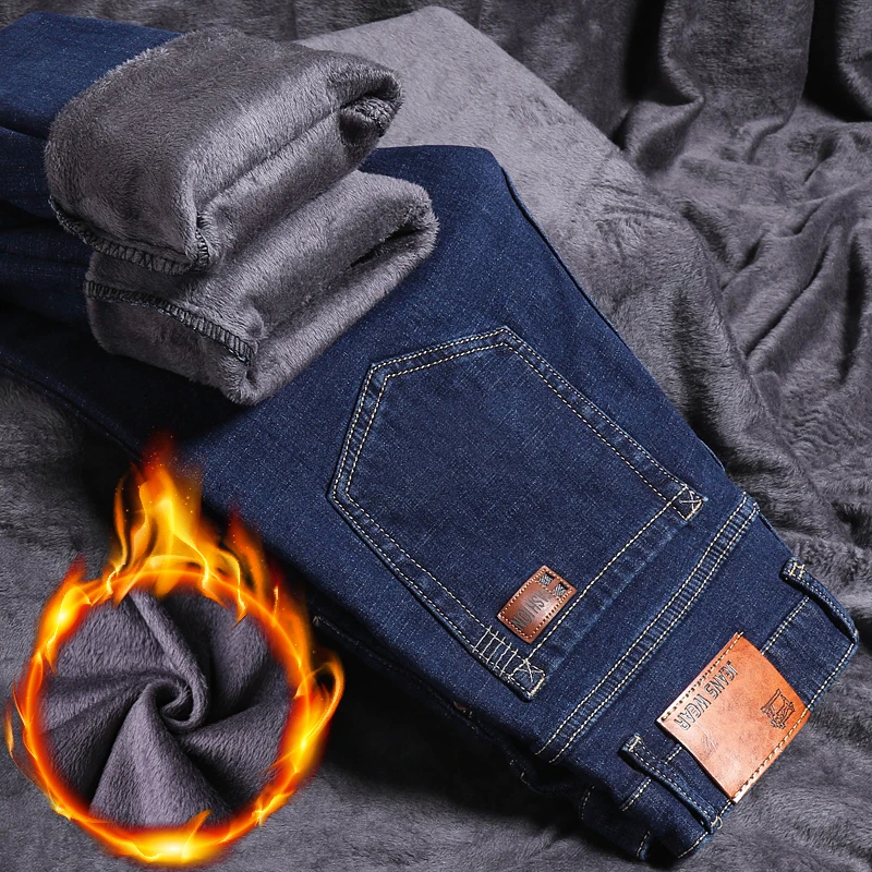 2022 Winter New Men's Warm Slim Fit Jeans Business Fashion Thicken Denim Trousers Stretch Pants 119
2022 Winter New Men's Warm Slim Fit Jeans Business Fashion Thicken Denim Trousers Stretch Pants 119