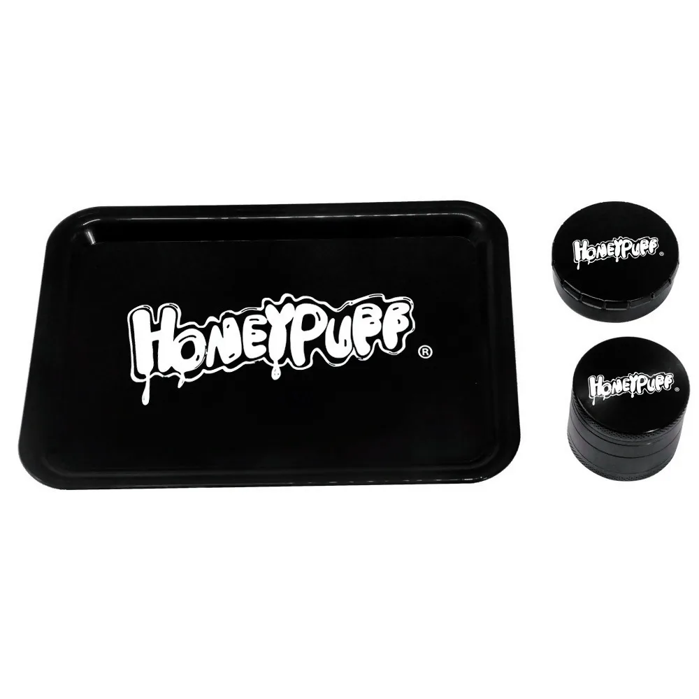 HONEYPUFF Kit Plastic Rolling Tray + Metal Herb Grinder For + Metal Storage Container Jar Accessories
HONEYPUFF Kit Plastic Rolling Tray + Metal Herb Grinder For + Metal Storage Container Jar Accessories