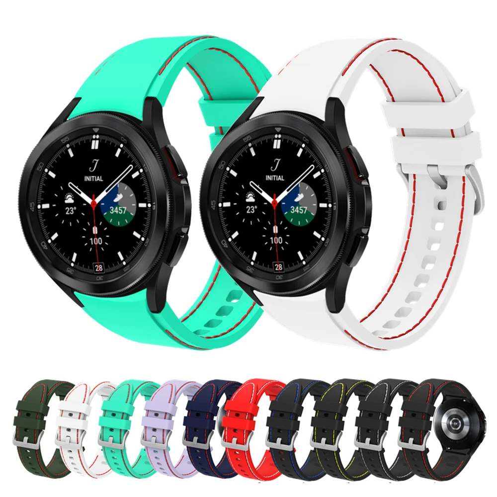 Ремешок силиконовый для Samsung Galaxy Watch 4 Classic, мягкий спортивный браслет для Galaxy Watch 4 46 мм 42 мм 44 мм 40 мм
Ремешок силиконовый для Samsung Galaxy Watch 4 Classic, мягкий спортивный браслет для Galaxy Watch 4 46 мм 42 мм 44 мм 40 мм