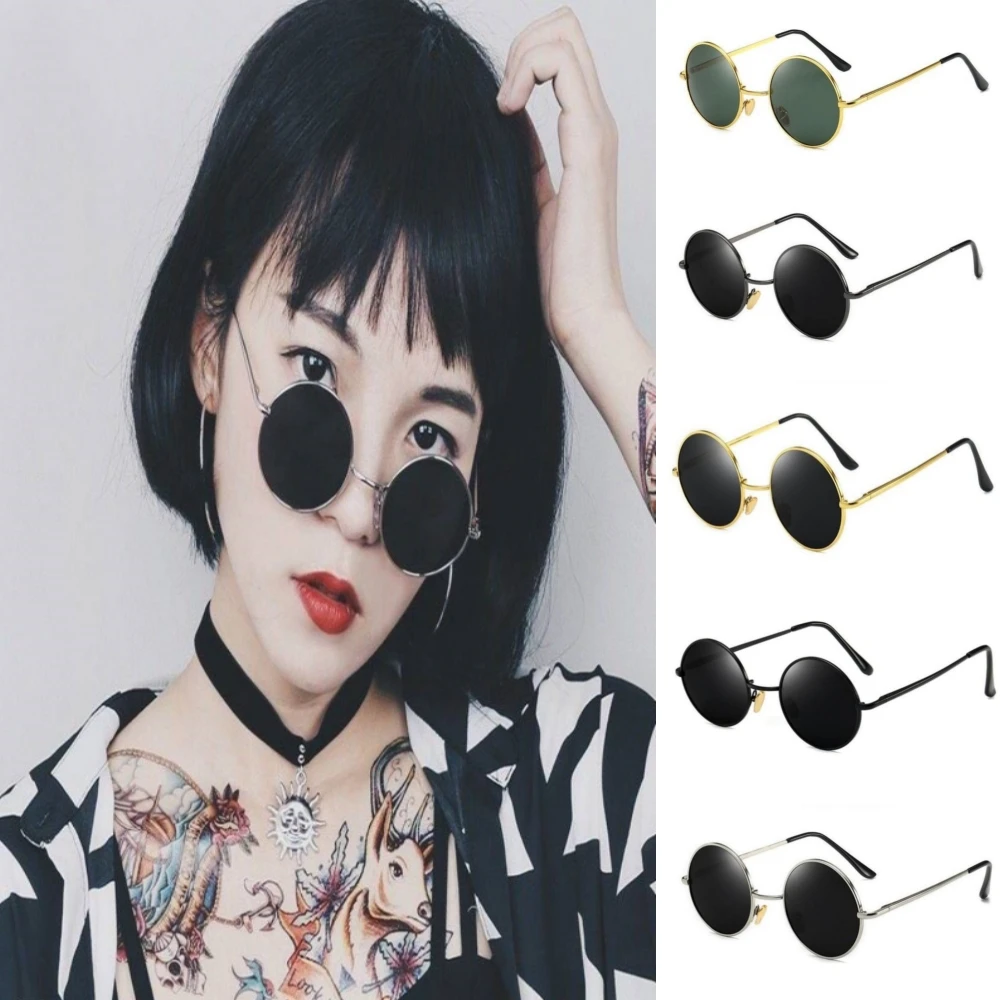 Retro Punk Style Round Polarized Sunglasses Men Women Brand Designer Round Metal Frame High Quality Sun Glasses UV400
Retro Punk Style Round Polarized Sunglasses Men Women Brand Designer Round Metal Frame High Quality Sun Glasses UV400