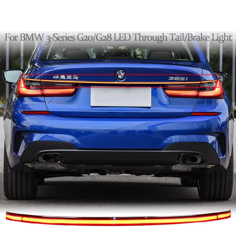 Suitable for 20-22 BMW 3 Series G20 G28 through light LED running brake steering water flow through tail light modification
Suitable for 20-22 BMW 3 Series G20 G28 through light LED running brake steering water flow through tail light modification