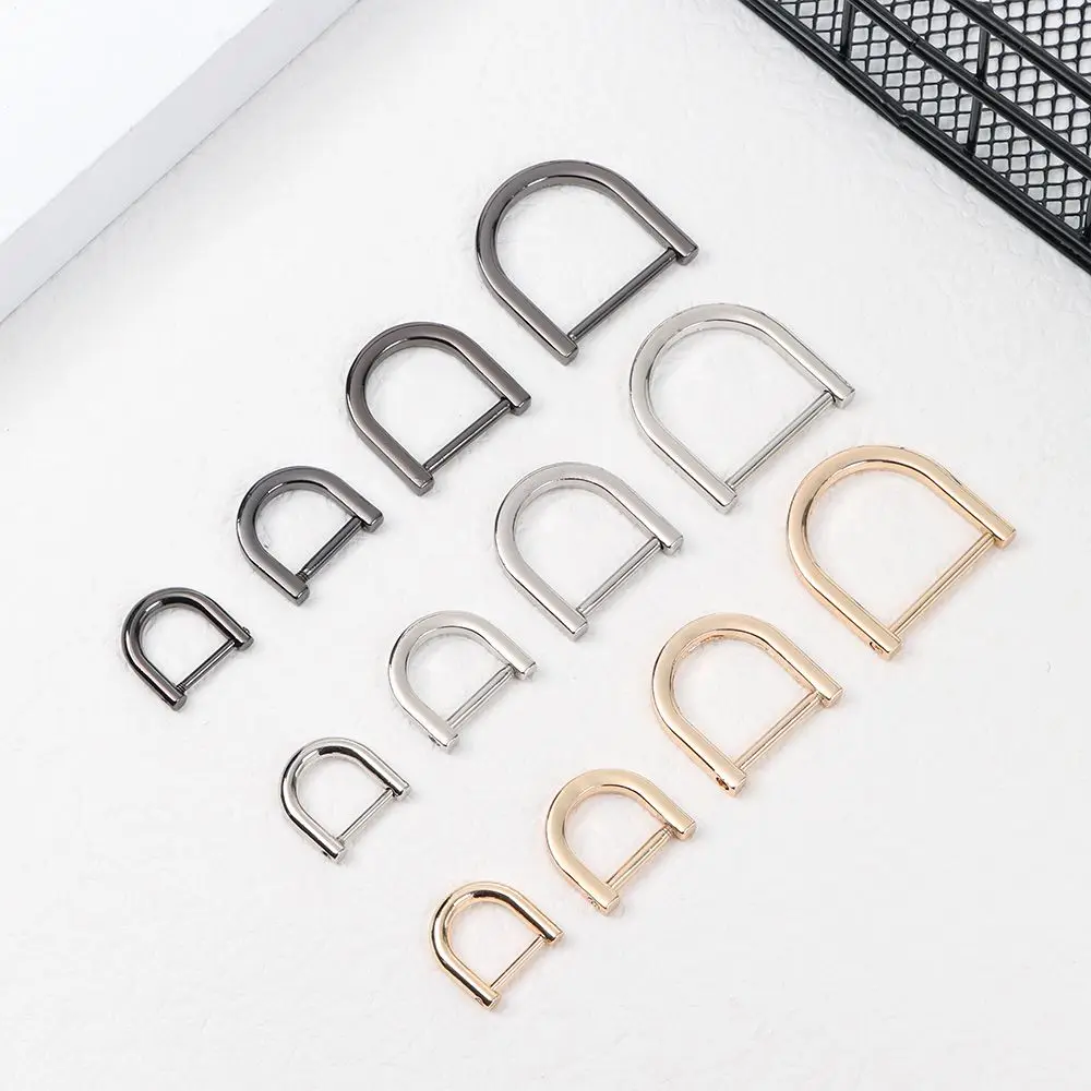 Metal D Ring Buckle Detachable Open Screw Buckle Shackle Clasp for Crafts Leather Craft Bag Strap Belt Handle Shoulder Webbing
Metal D Ring Buckle Detachable Open Screw Buckle Shackle Clasp for Crafts Leather Craft Bag Strap Belt Handle Shoulder Webbing