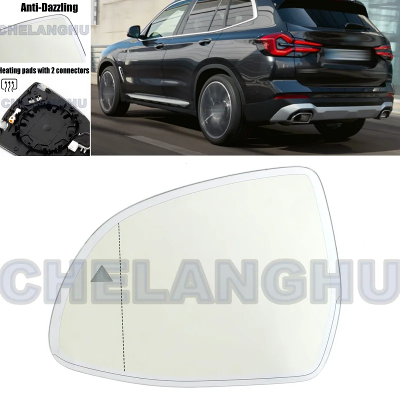 

For BMW X3 G08/G01 F25 X4 G02 X5 G05 X6 G06 X7 G07 2018 2019 2020 2021 2022 2023 Left Rear Auto Dimming Mirror Glass