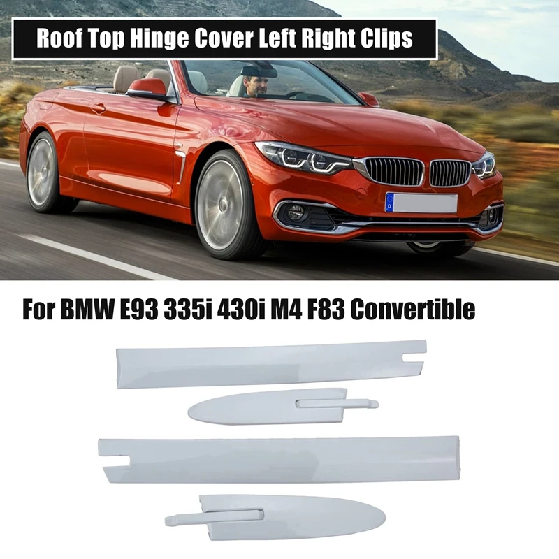 Car Roof Top Decorative Hinge Cover Lid Replacement ABS For BMW 3 4 Series 430 F33 M3 F83 M4 E93 328 335 Convertible
Car Roof Top Decorative Hinge Cover Lid Replacement ABS For BMW 3 4 Series 430 F33 M3 F83 M4 E93 328 335 Convertible