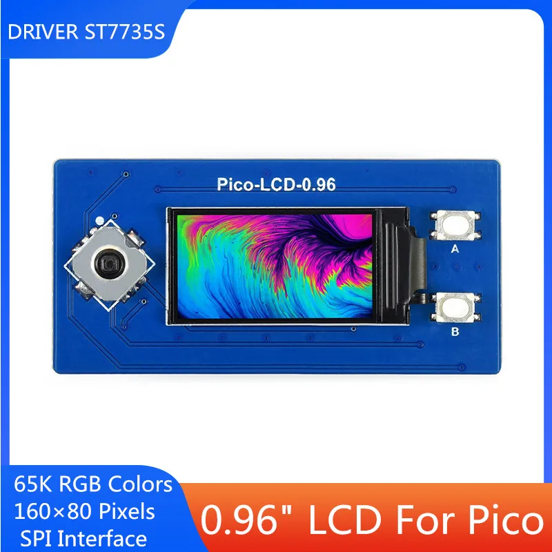 3,5-дюймовый модуль ЖК-дисплея для Raspberry Pi Pico 65K, цвета 0,96 × 80, интерфейс SPI, IPS-экран с демонстрацией C/C ++ Micro Python
3,5-дюймовый модуль ЖК-дисплея для Raspberry Pi Pico 65K, цвета 0,96 × 80, интерфейс SPI, IPS-экран с демонстрацией C/C ++ Micro Python