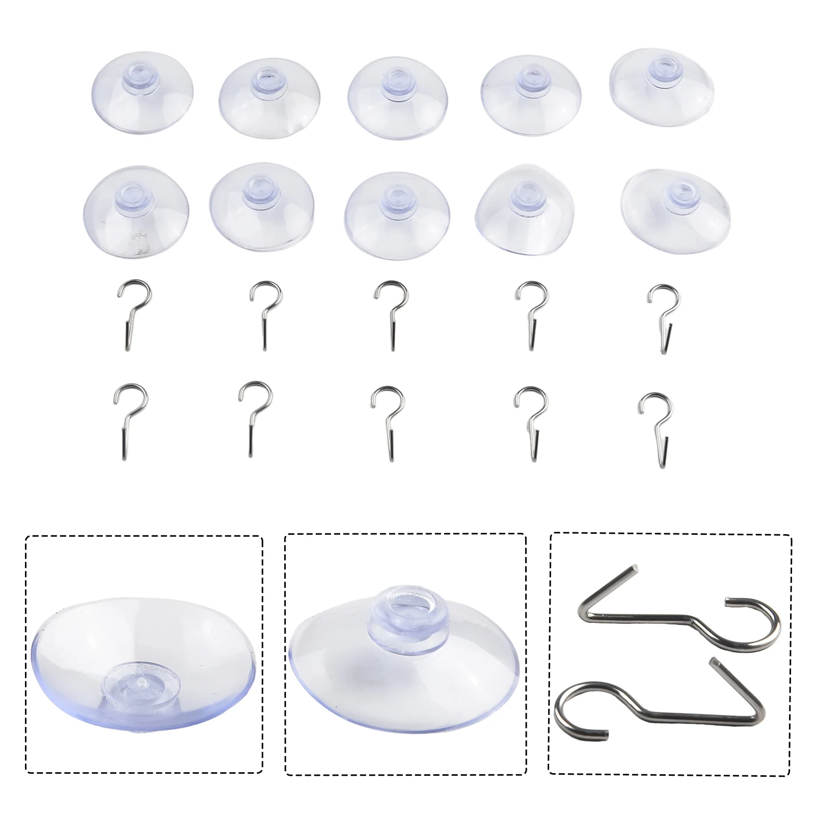 10pcs Suction Cups Hooks Hanger Hanging Hook Sucker Cup Door Wall Hangers For Clothes Coat Towel Hooks Suction Rack Hooks
10pcs Suction Cups Hooks Hanger Hanging Hook Sucker Cup Door Wall Hangers For Clothes Coat Towel Hooks Suction Rack Hooks
