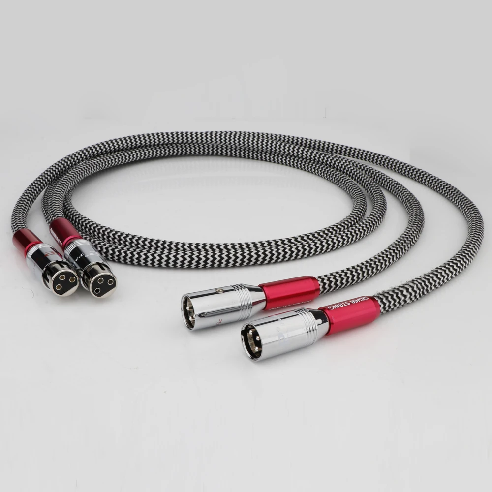 X413 Pair Hifi High Quality Silver Plated XLR Audio Cable Balanced Interconnect Cable
X413 Pair Hifi High Quality Silver Plated XLR Audio Cable Balanced Interconnect Cable