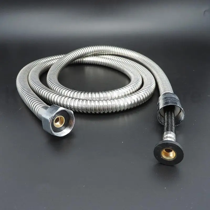 

1.5m 2m Bathroom Stainless Steel Shower Head Hose Flexible Water tube Pipe High Density Faucet Pulling Explosion- Proof G1/2 k