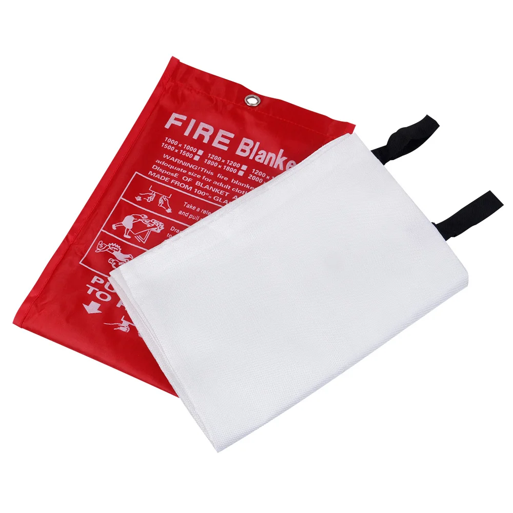 Fire Blanket Fiberglass Fire Flame Retardant Emergency Survival Fire Shelter Safety Cover Fire Emergency Blanket 1M x 1M
Fire Blanket Fiberglass Fire Flame Retardant Emergency Survival Fire Shelter Safety Cover Fire Emergency Blanket 1M x 1M