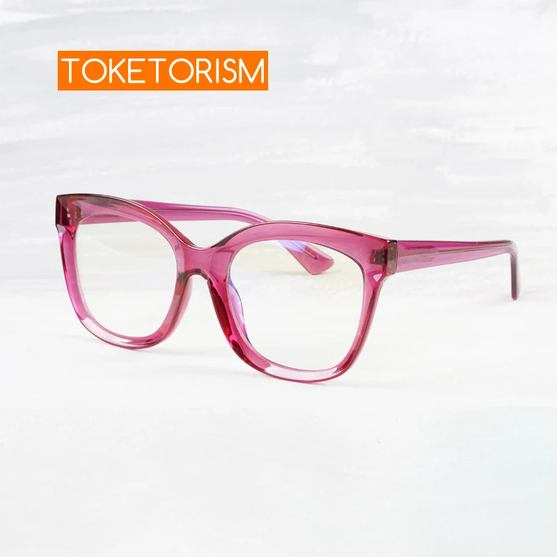 Toketorism Oversized Women's Glasses Blue Light Blocking Square Eyewear Optical Spectacle Eyeglasses Frames 1012
Toketorism Oversized Women's Glasses Blue Light Blocking Square Eyewear Optical Spectacle Eyeglasses Frames 1012
