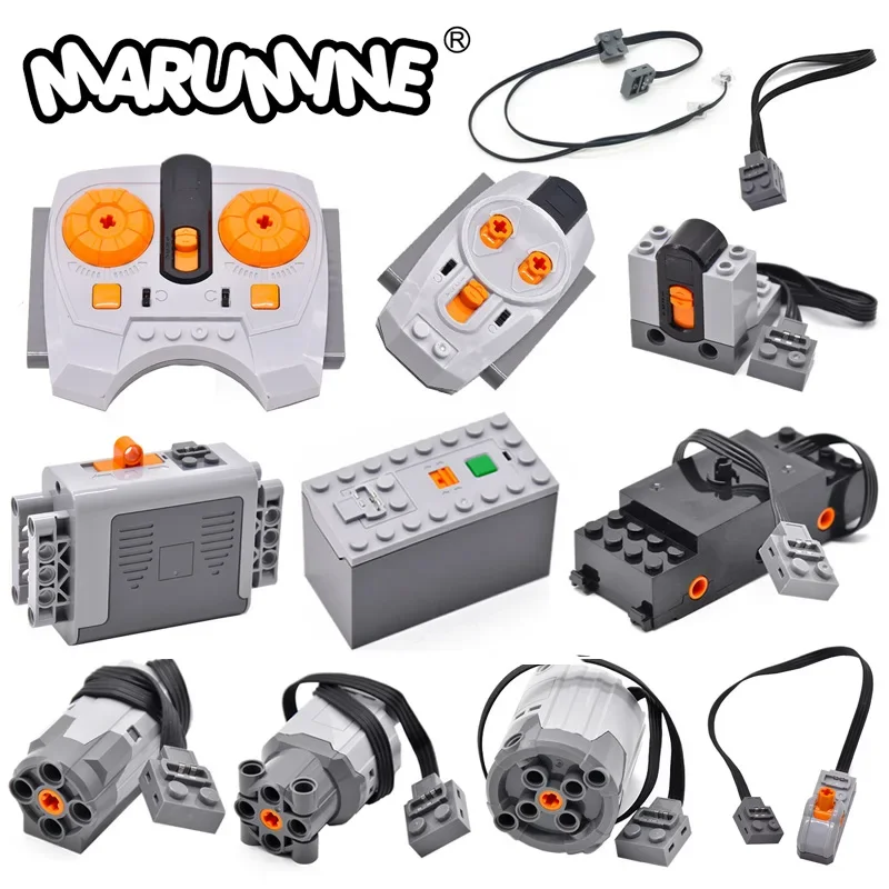 Marumine MOC Technology Bricks Parts Power Functions Servo Motor Switch IR Speed Remote Receiver Battery Box Mechanical Blocks 
Marumine MOC Technology Bricks Parts Power Functions Servo Motor Switch IR Speed Remote Receiver Battery Box Mechanical Blocks