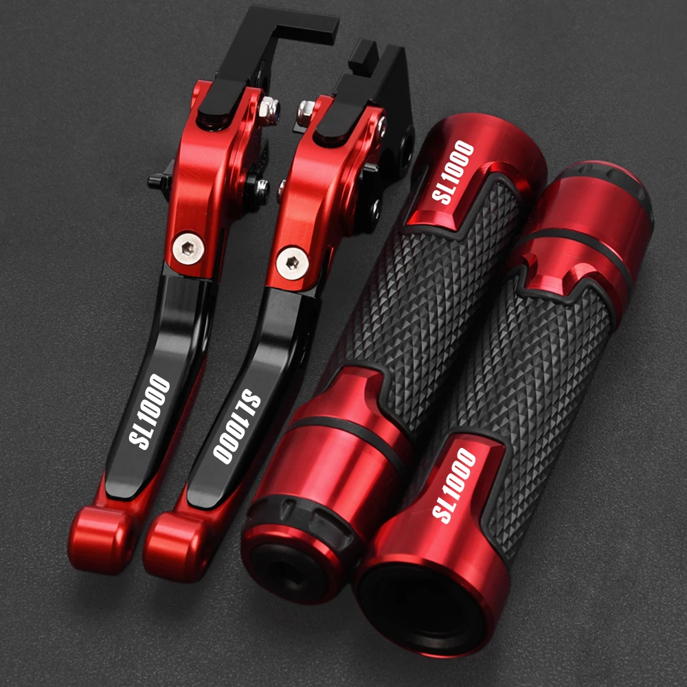 

Motorcycle Adjustable Extendable Brake Clutch Levers Handlebar grips For Aprilia SL1000 2000 2001 2002 2003 2004 SL 1000 Parts