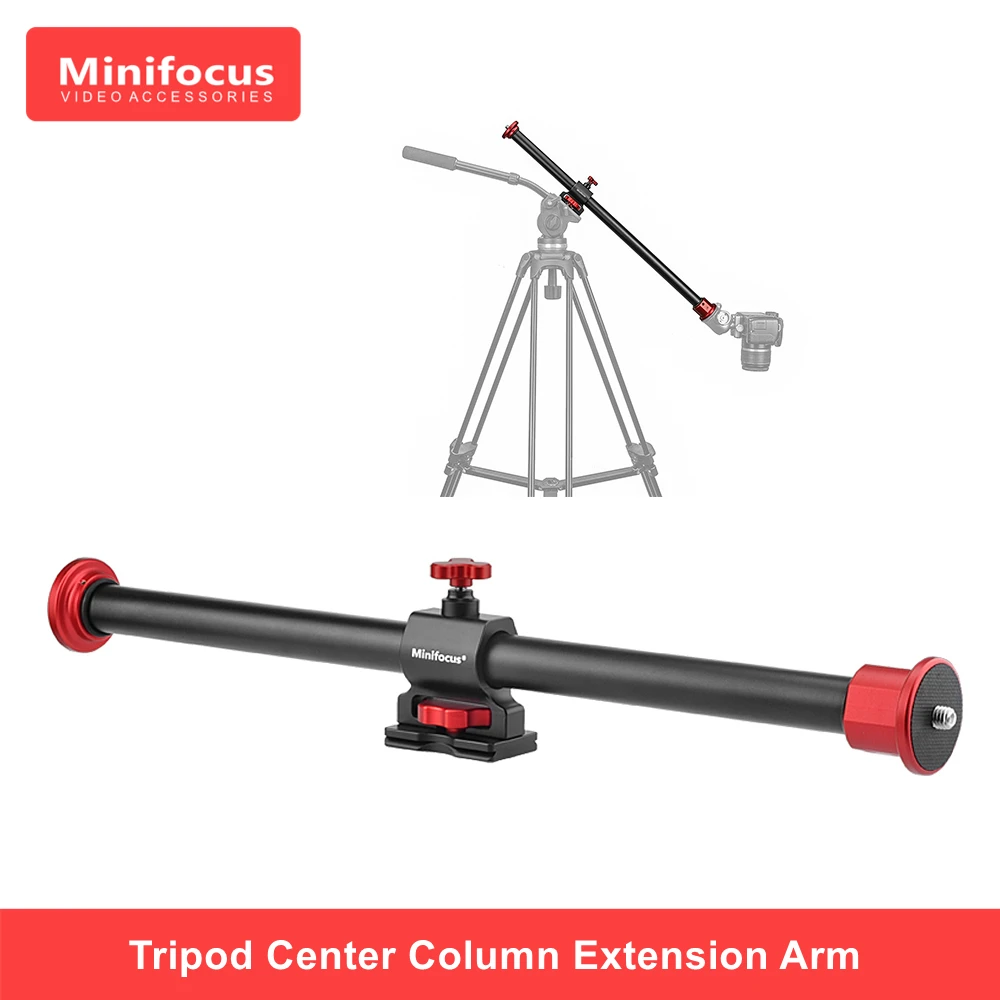 

Tripod Extension Arm Horizontal Centre Column Boom Cross Bar 19.5" Extender Rod for Camera Photo Studio Overhead Photography