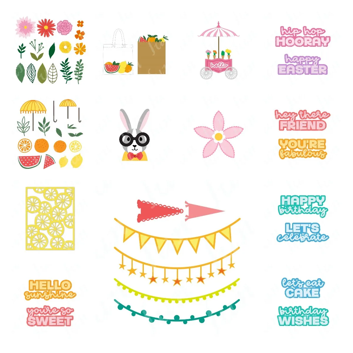 Scrapbook Decorations New Easter Florals Fruit Metal Cutting Dies Embossed Making Paper Card Album DIY Birthday Wishes Craft
Scrapbook Decorations New Easter Florals Fruit Metal Cutting Dies Embossed Making Paper Card Album DIY Birthday Wishes Craft