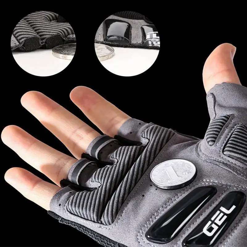 Half Finger Cycling Gloves Anti-Slip Shock-absorbing Bodybuilding Training Sport Gym Fitness Gloves Half Finger Lifting Gloves
Half Finger Cycling Gloves Anti-Slip Shock-absorbing Bodybuilding Training Sport Gym Fitness Gloves Half Finger Lifting Gloves