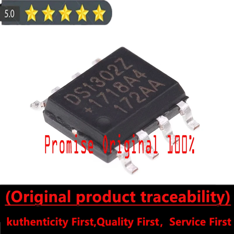 Promise that the original 100% DS1302Z DS1302 SOP8 chip real-time clock chip is genuine
Promise that the original 100% DS1302Z DS1302 SOP8 chip real-time clock chip is genuine