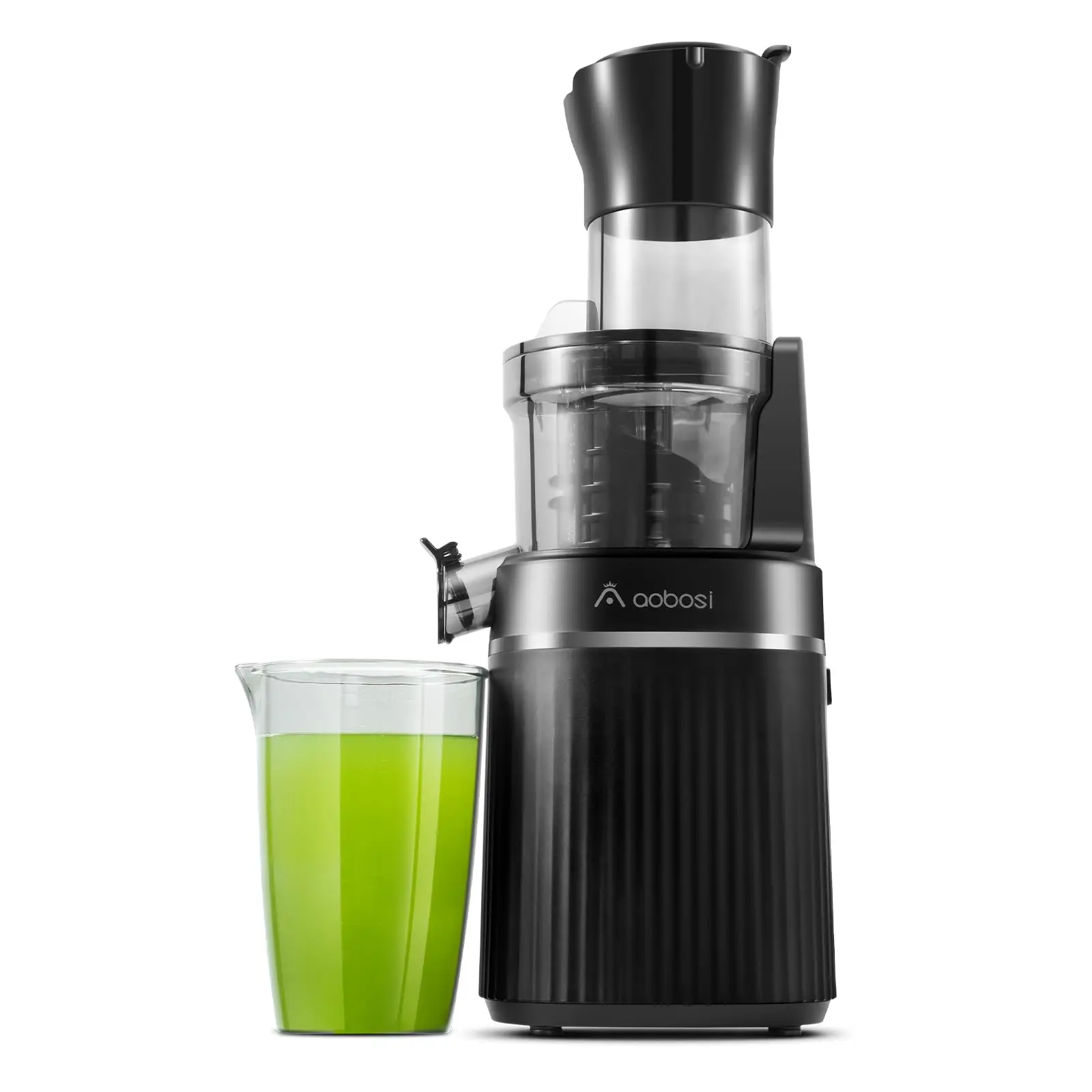 

Aobosi Cold Press Juicer, Slow Masticating Juicer with Large Feed Chute, Quiet Motor & Reverse Function, Easy to Clean Brush Jui