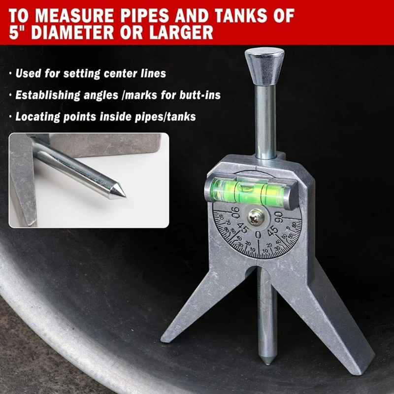 Pipe Marker Centering Safety Pipe Center Finder Welder Ruler For Measuring Pipelines Diameter Marker Centering Head DropShipping
Pipe Marker Centering Safety Pipe Center Finder Welder Ruler For Measuring Pipelines Diameter Marker Centering Head DropShipping