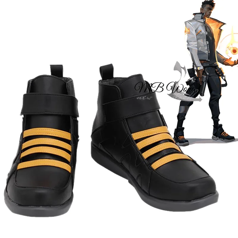 

Game VALORANT Phoenix Cosplay Shoes Boots Anime Role Play Halloween Carnival Party Outfit Christmas Custom Made Women Men